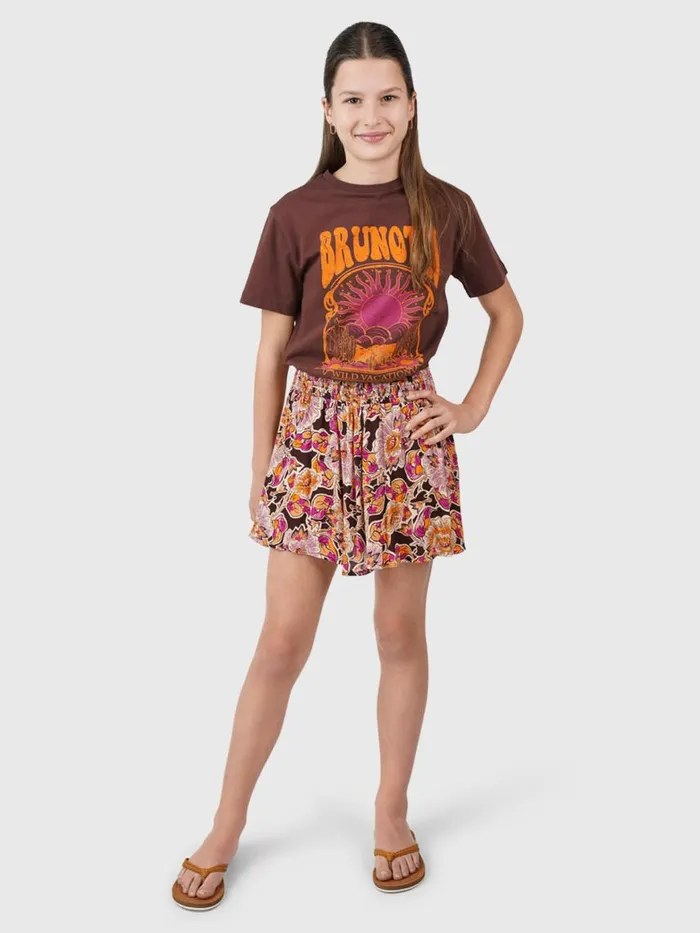 Brunotti TShirts and Tops Kids Vievy Girls Tshirt Brown