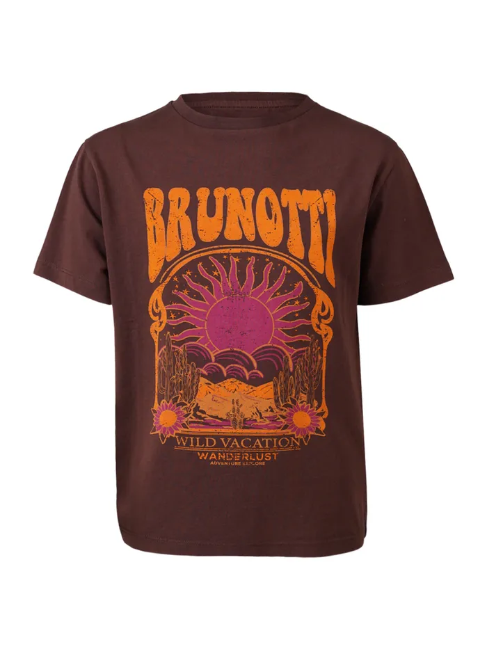 Brunotti TShirts and Tops Kids Vievy Girls Tshirt Brown