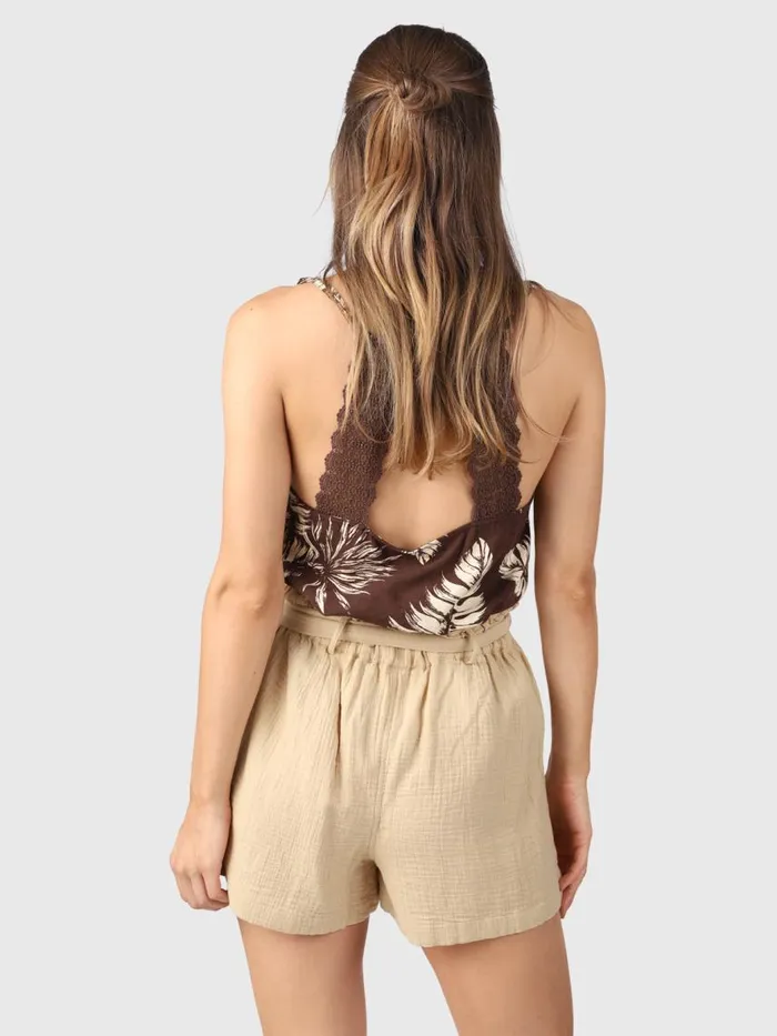 Brunotti TShirts and Tops Women TanyaPalm Top Brown