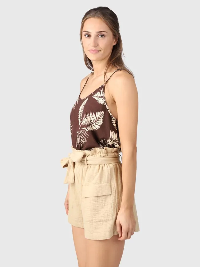 Brunotti TShirts and Tops Women TanyaPalm Top Brown