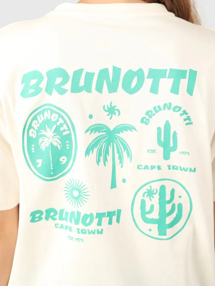 Brunotti TShirts and Tops Women Vieve Oversized Tshirt OffWhite