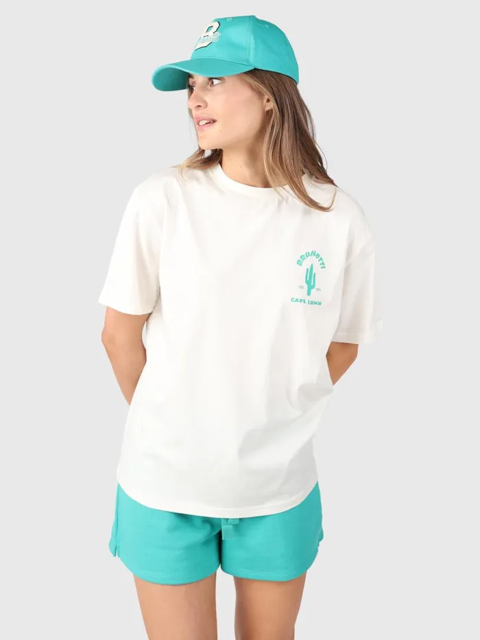 Brunotti TShirts and Tops Women Vieve Oversized Tshirt OffWhite