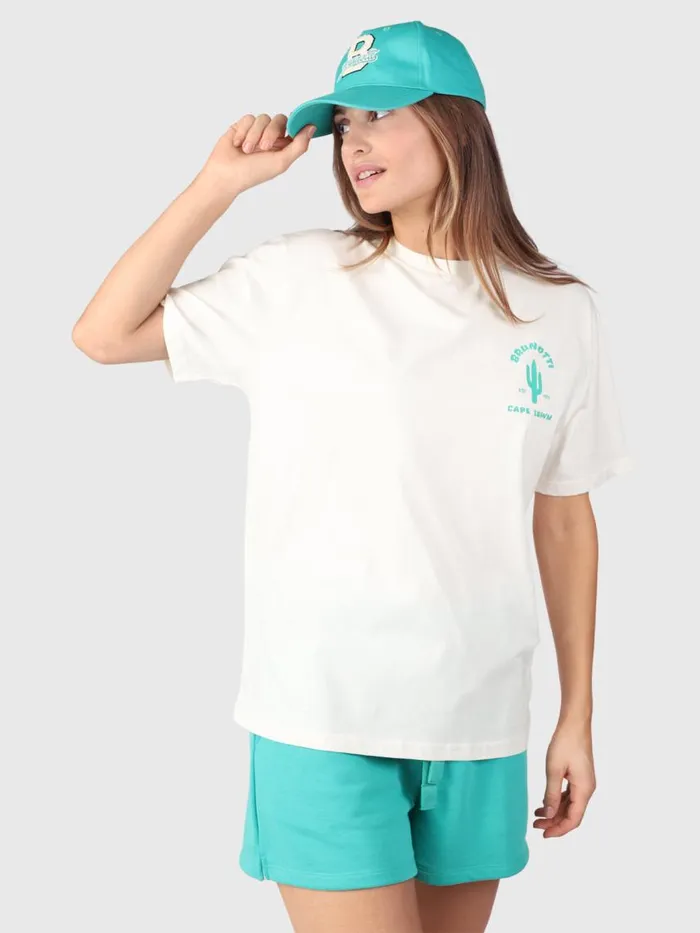Brunotti TShirts and Tops Women Vieve Oversized Tshirt OffWhite