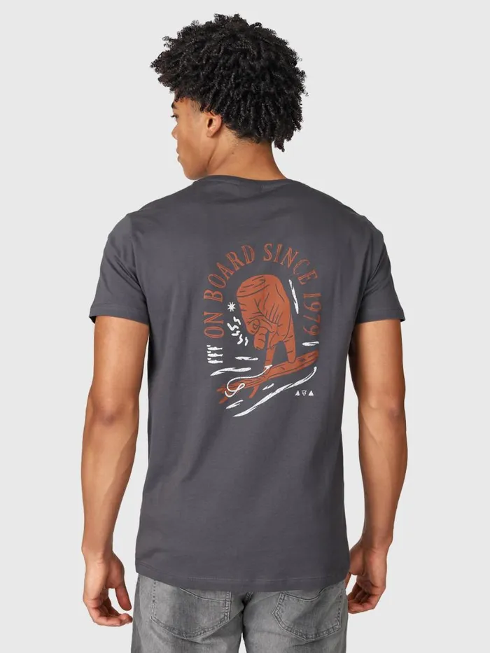 Brunotti Tshirts Men ArtistTarikTShirt Grey