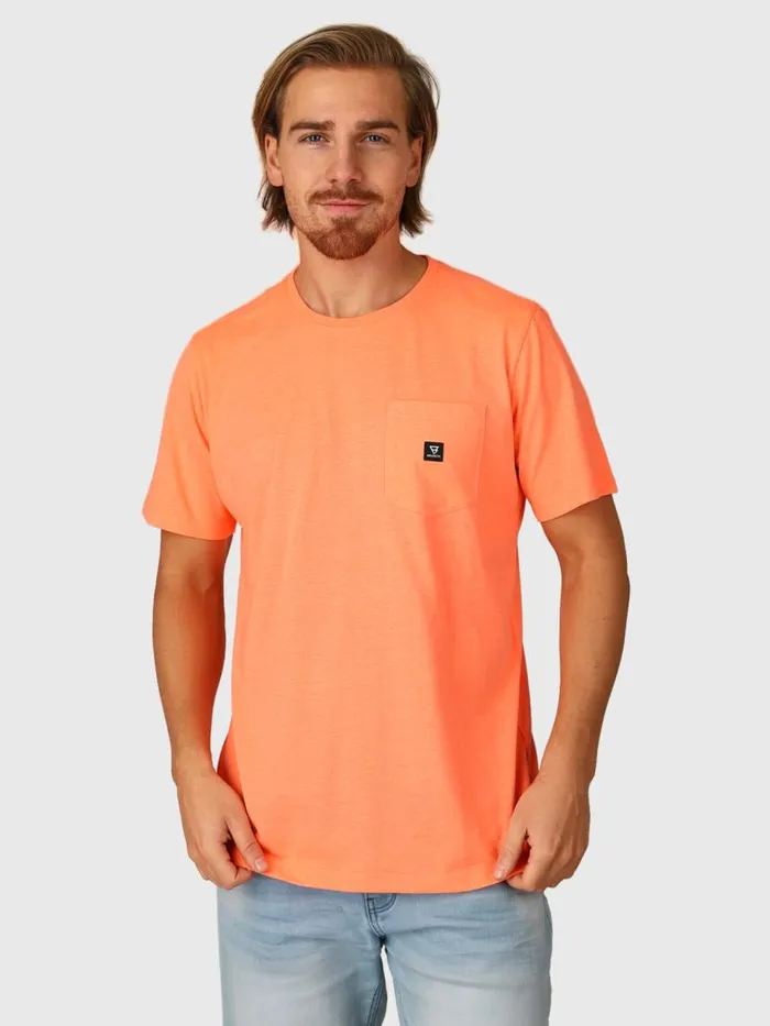 Brunotti Tshirts Men AxleMeleeTShirt Orange