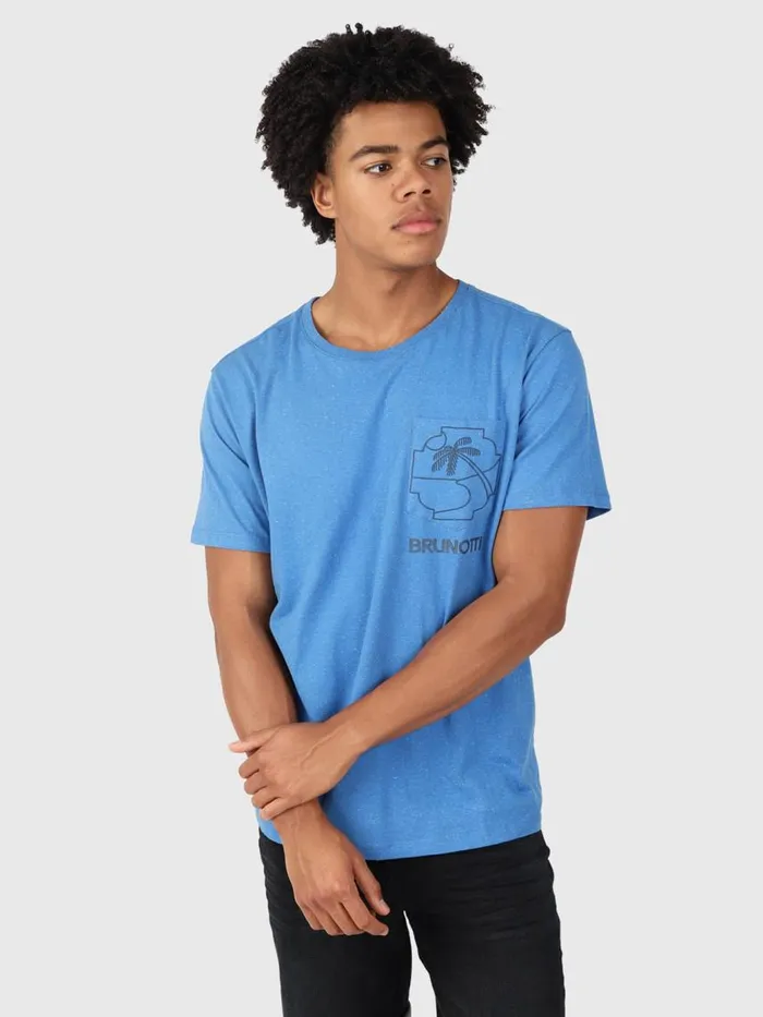 Brunotti Tshirts Men AxleNeppyTshirt Blue