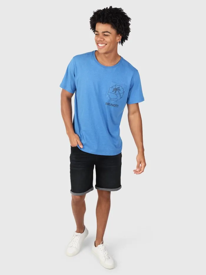 Brunotti Tshirts Men AxleNeppyTshirt Blue