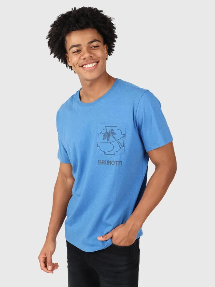 Brunotti Tshirts Men AxleNeppyTshirt Blue