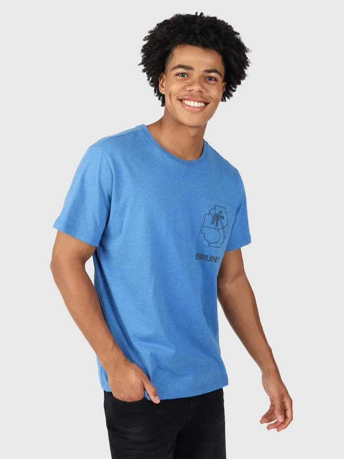 Brunotti Tshirts Men AxleNeppyTshirt Blue