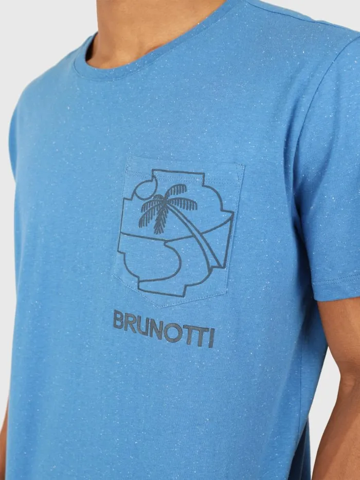 Brunotti Tshirts Men AxleNeppyTshirt Blue