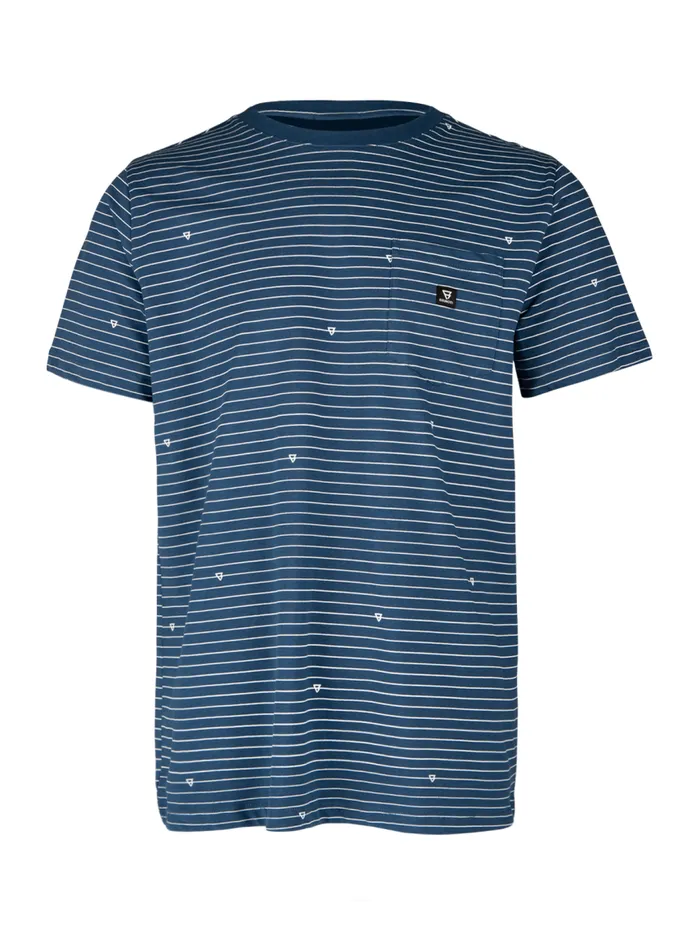Brunotti Tshirts Men AxleStripeTShirt Blue