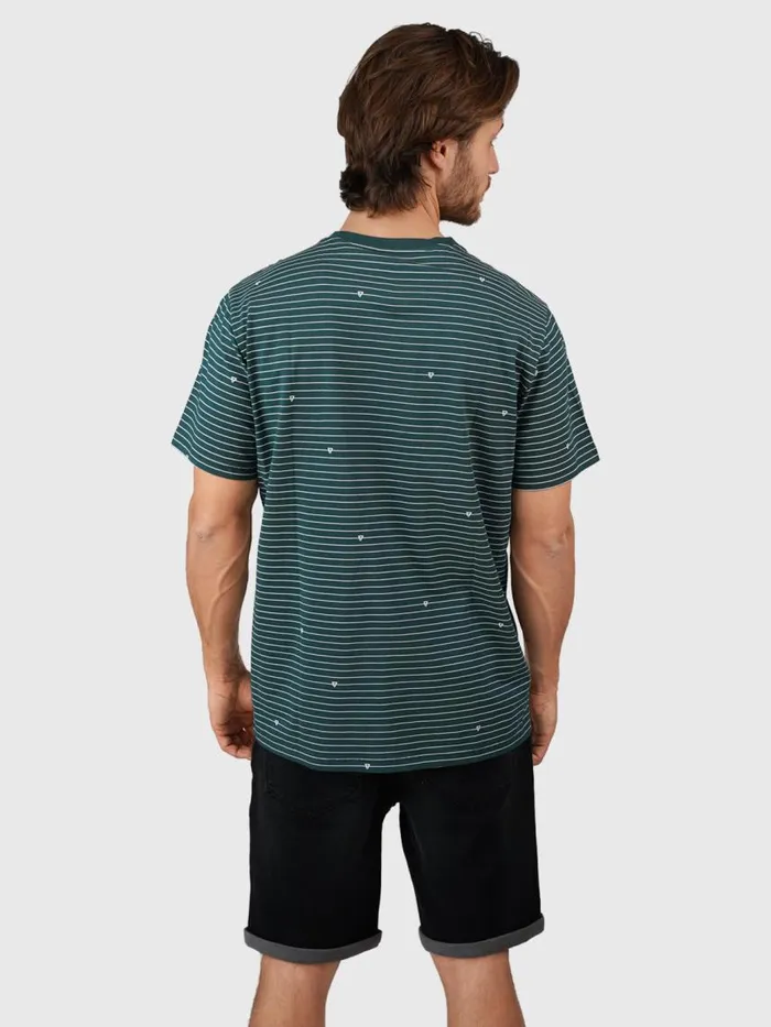 Brunotti Tshirts Men AxleStripeTshirt Green