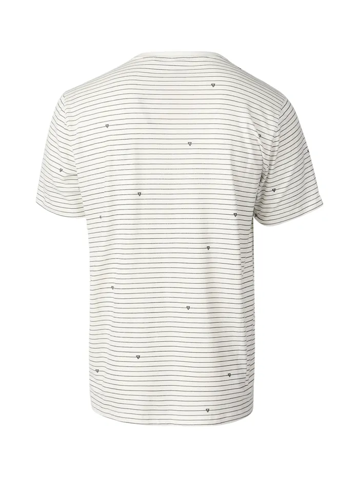 Brunotti Tshirts Men AxleStripeTshirt OffWhite