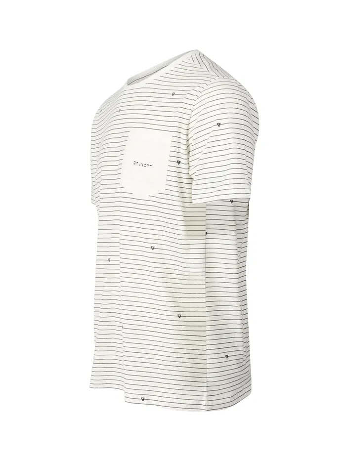 Brunotti Tshirts Men AxleStripeTshirt OffWhite