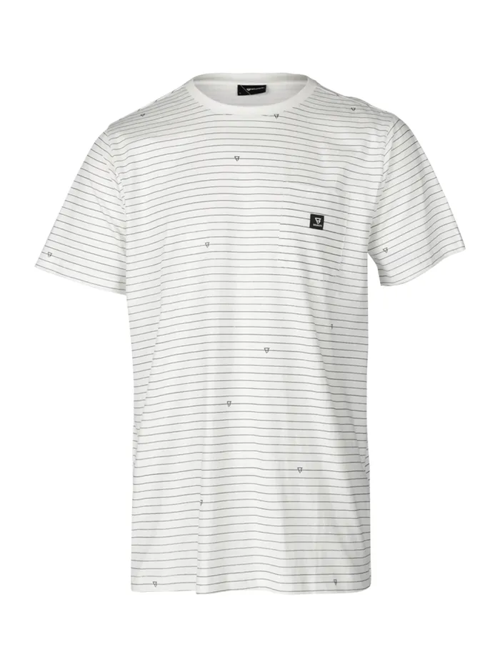 Brunotti Tshirts Men AxleStripeTShirt White