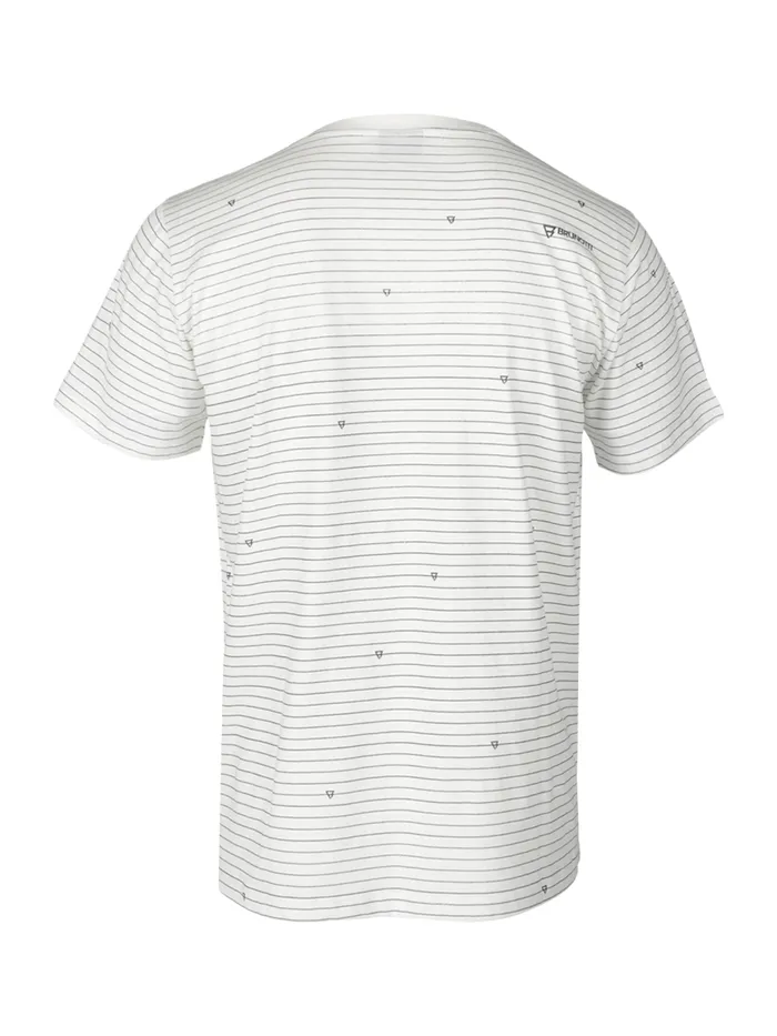 Brunotti Tshirts Men AxleStripeTShirt White