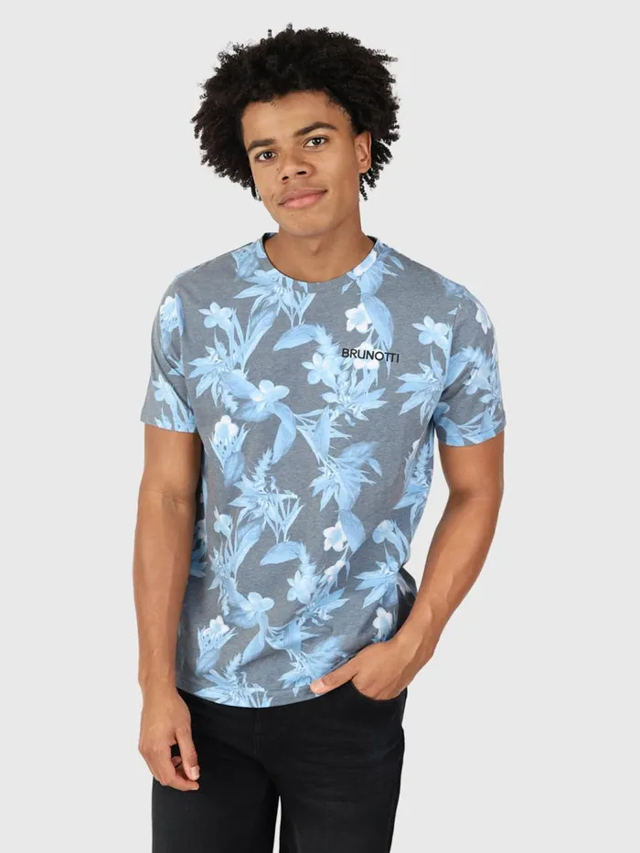 Brunotti Tshirts Men HeliconAOTshirt Blue
