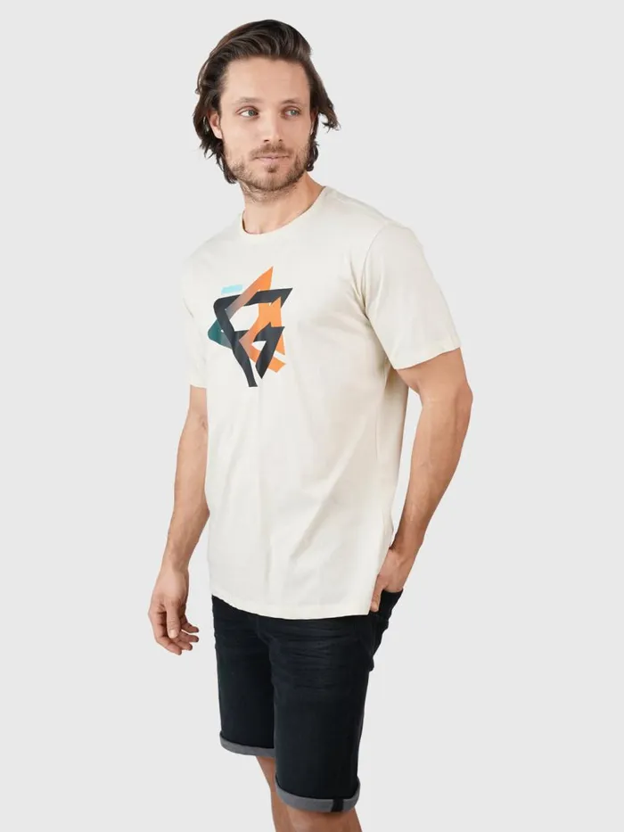 Brunotti Tshirts Men IconRTshirt WhiteBeige