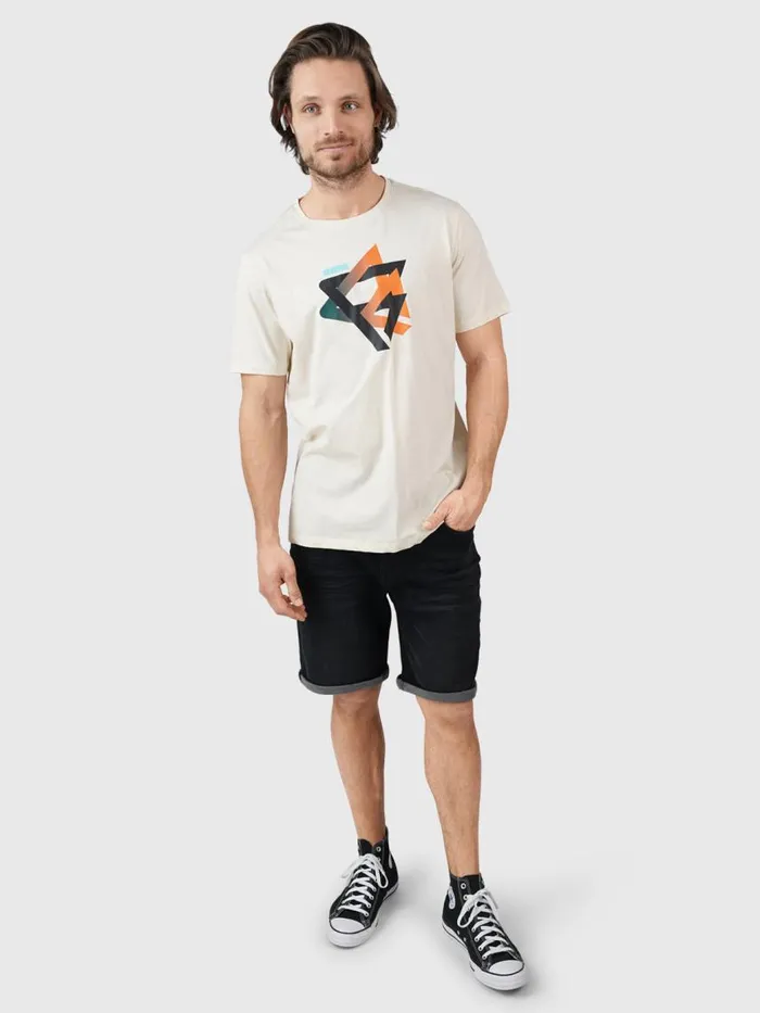 Brunotti Tshirts Men IconRTshirt WhiteBeige