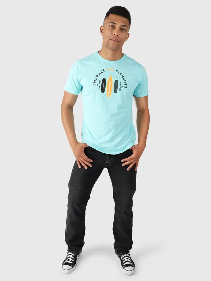 Brunotti Tshirts Men JibeRTShirt Blue