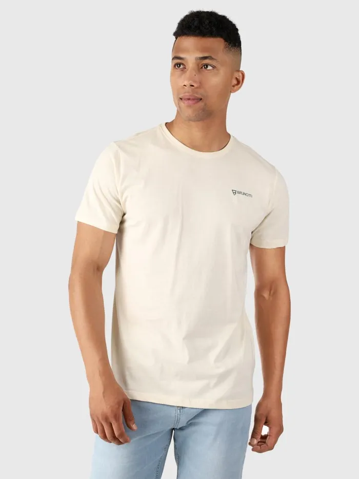 Brunotti Tshirts Men JibeRTShirt WhiteBeige