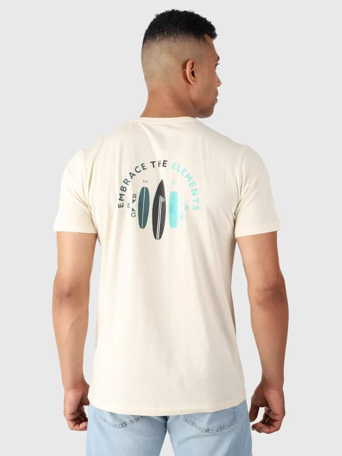 Brunotti Tshirts Men JibeRTShirt WhiteBeige