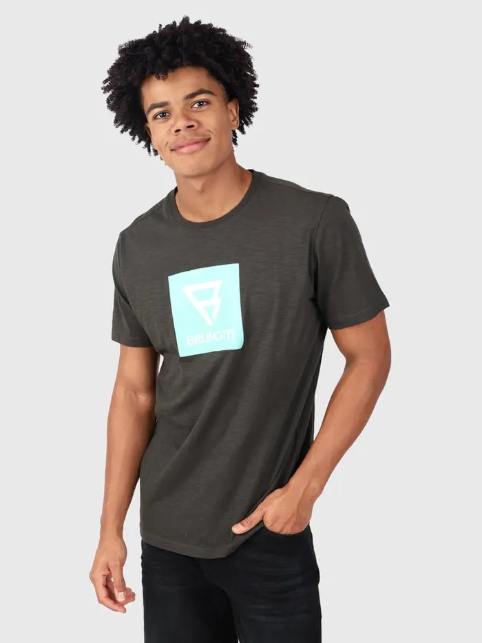 Brunotti Tshirts Men JohnLogoSlubTshirt Black