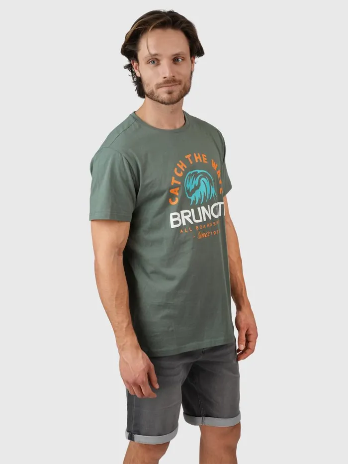 Brunotti Tshirts Men LeewayTshirt Green