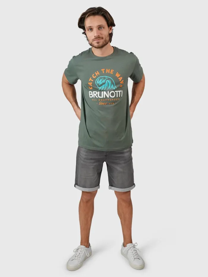 Brunotti Tshirts Men LeewayTshirt Green