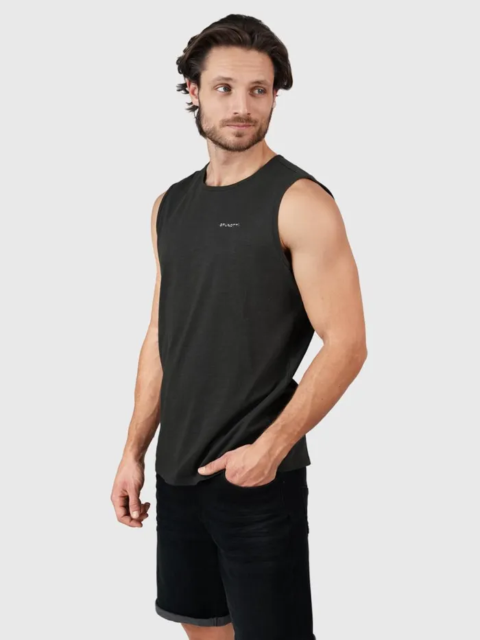 Brunotti Tshirts Men MalakuSlubSinglet Black