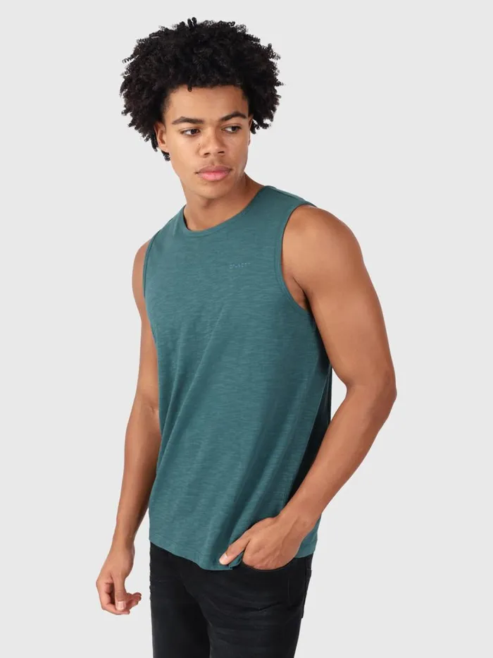 Brunotti Tshirts Men MalakuSlubSinglet Green