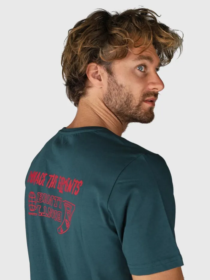 Brunotti Tshirts Men MilonBackRTshirt Green