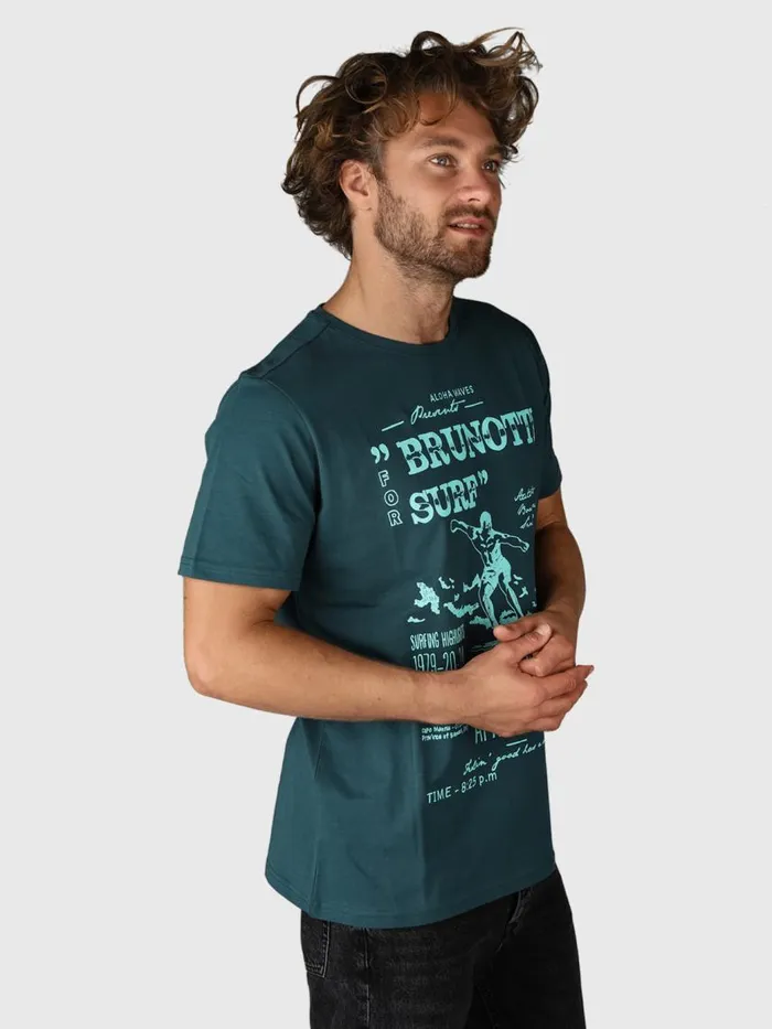 Brunotti Tshirts Men MilonLogoRTshirt Green