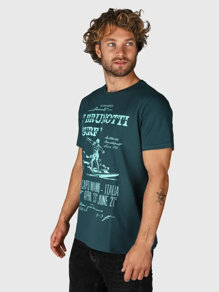 Brunotti Tshirts Men MilonLogoRTshirt Green
