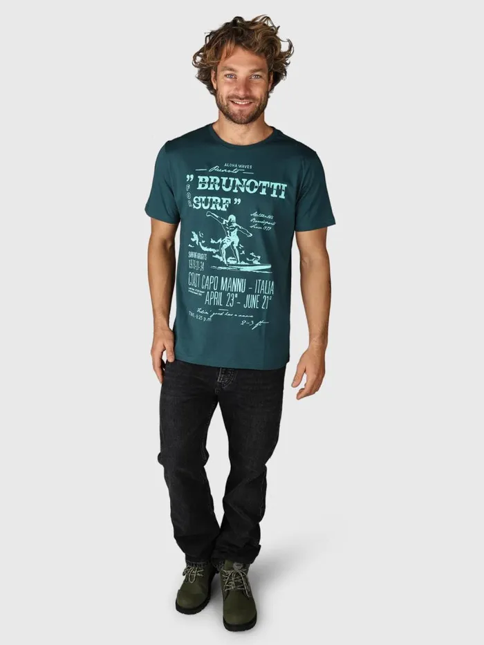 Brunotti Tshirts Men MilonLogoRTshirt Green