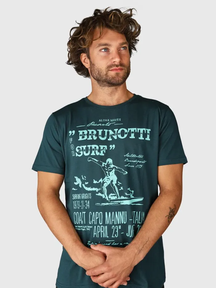 Brunotti Tshirts Men MilonLogoRTshirt Green