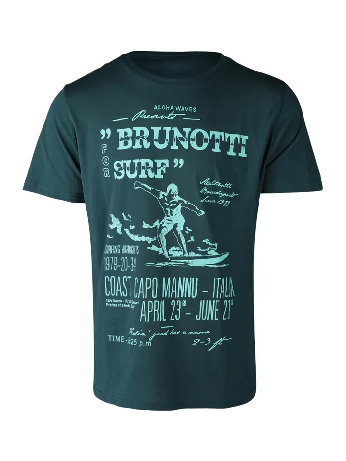 Brunotti Tshirts Men MilonLogoRTshirt Green