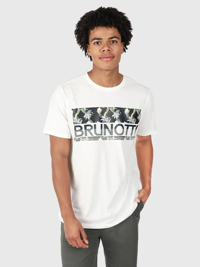 Brunotti Tshirts Men NatureBlockTshirt OffWhite