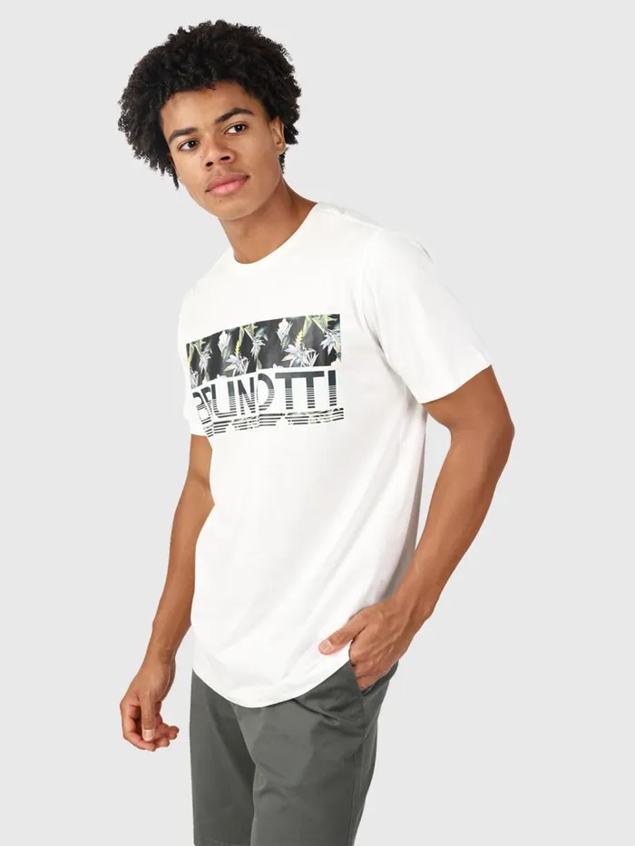 Brunotti Tshirts Men NatureBlockTshirt OffWhite