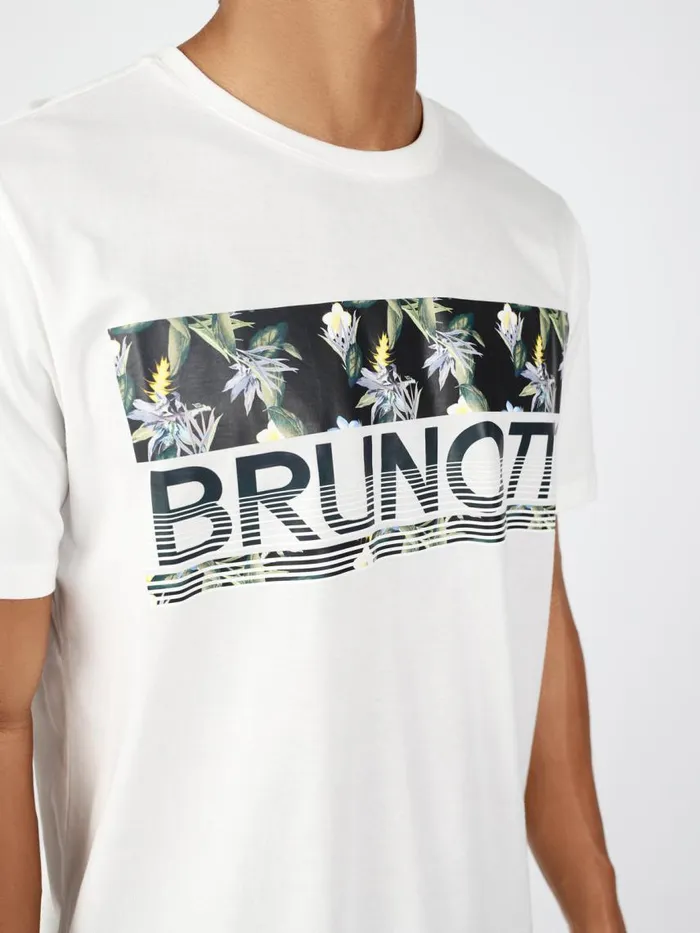 Brunotti Tshirts Men NatureBlockTshirt OffWhite