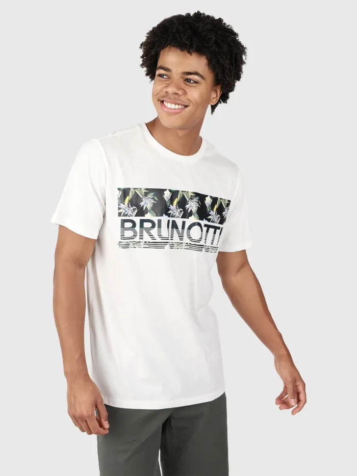 Brunotti Tshirts Men NatureBlockTshirt OffWhite