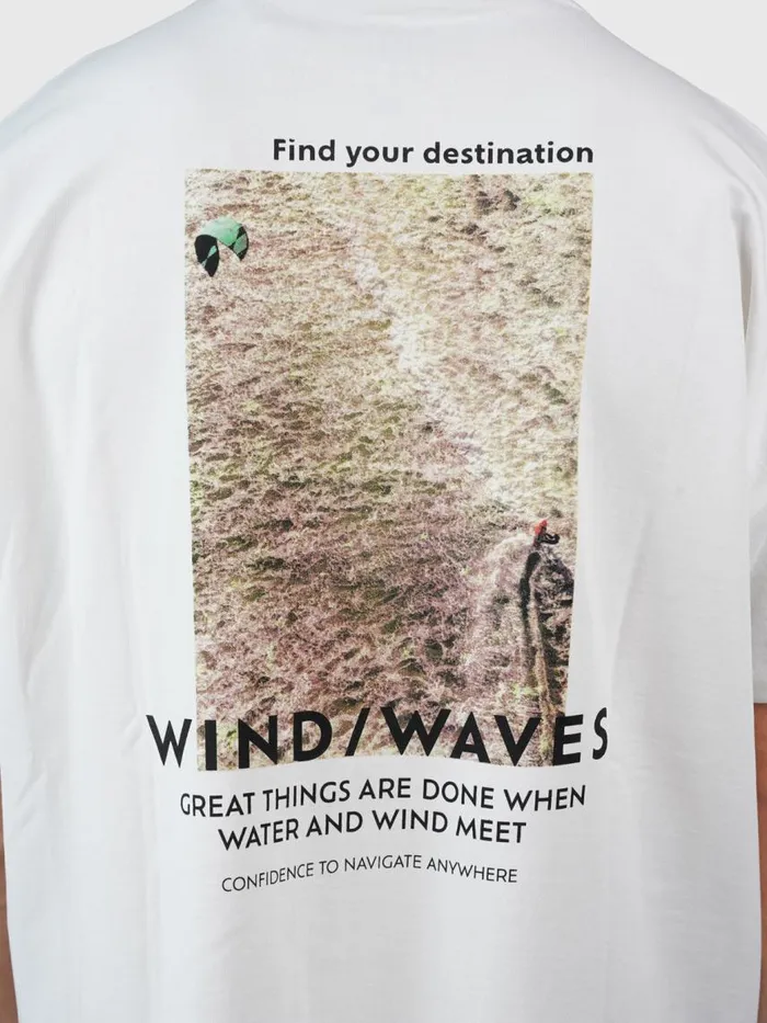 Brunotti Tshirts Men OrestisNatureOversized Tshirt OffWhite