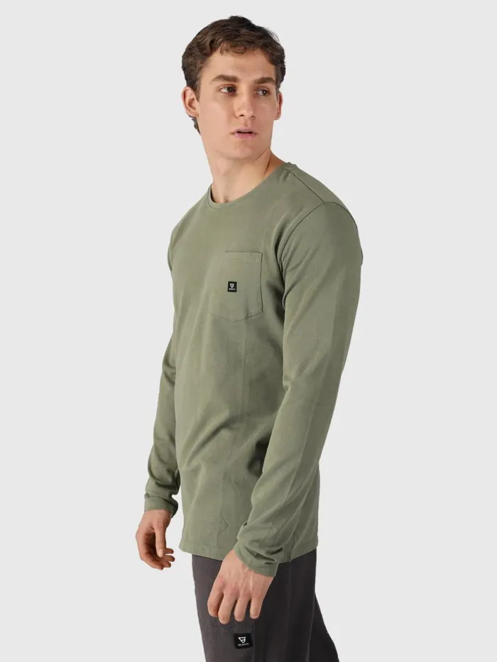 Brunotti Tshirts Men PascalLongsleeve Tshirt Green