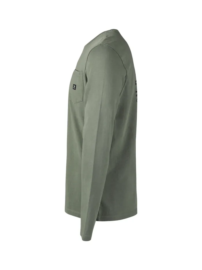 Brunotti Tshirts Men PascalLongsleeve Tshirt Green