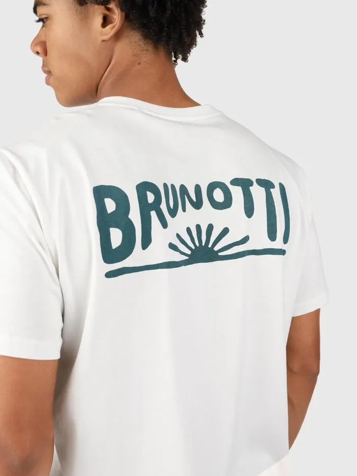 Brunotti Tshirts Men SunLogoTshirt OffWhite