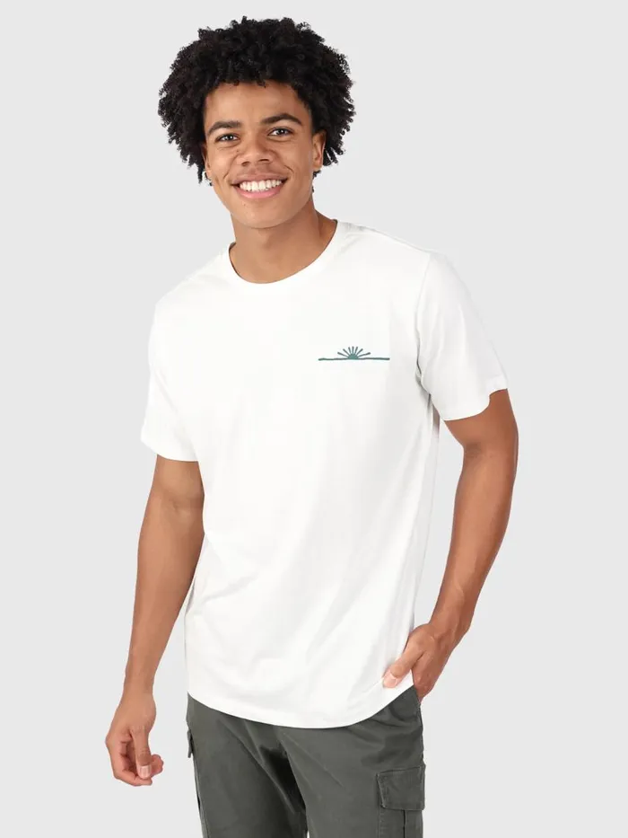 Brunotti Tshirts Men SunLogoTshirt OffWhite