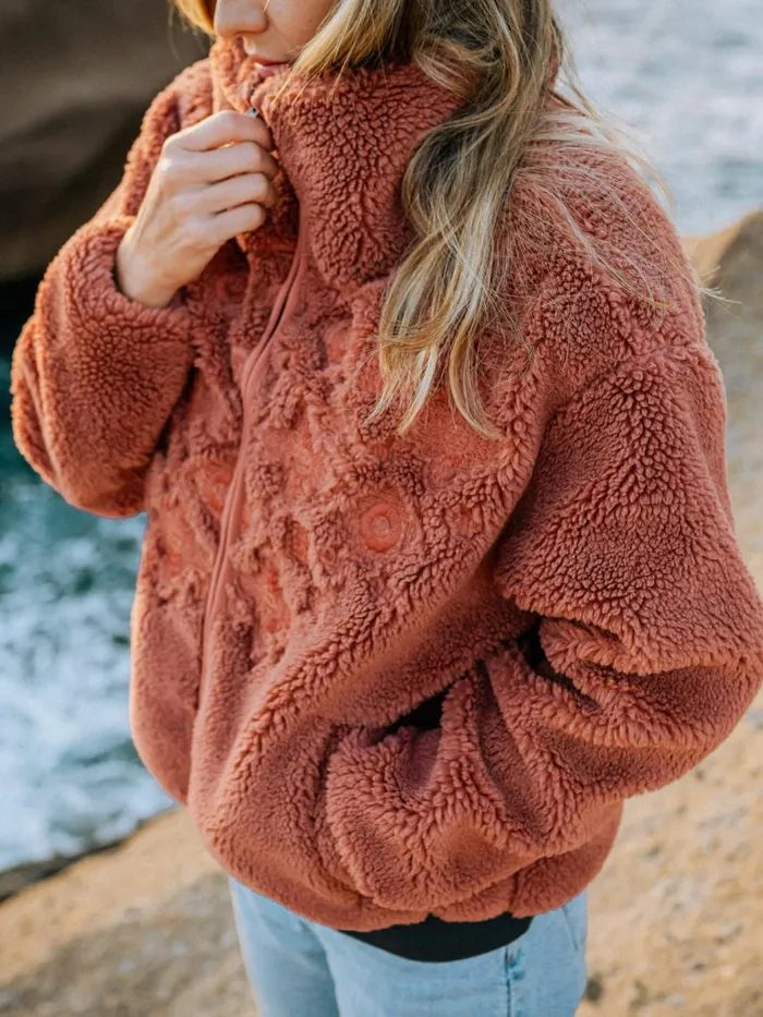 Brunotti Teddy Women Osaka Teddy Jacket Brown