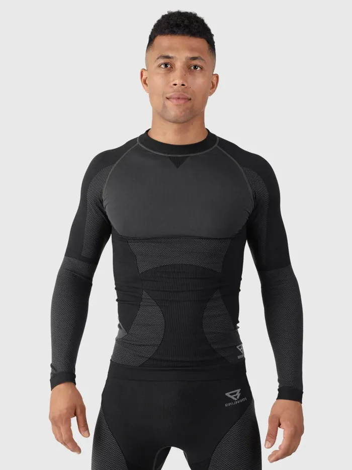 Brunotti Thermal Clothing Men SilvrettaThermal Top Black
