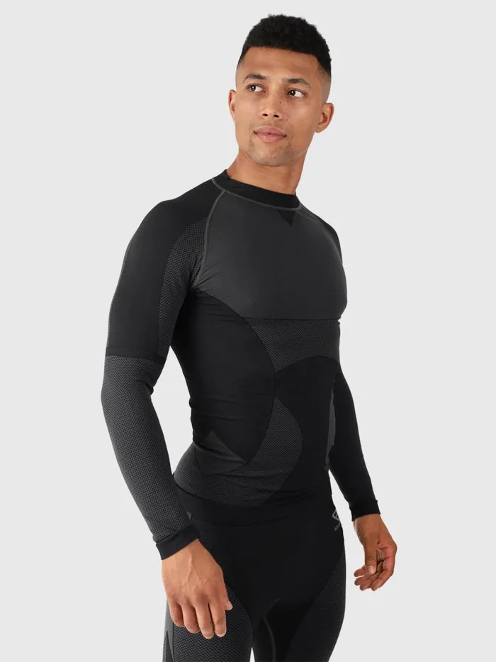 Brunotti Thermal Clothing Men SilvrettaThermal Top Black