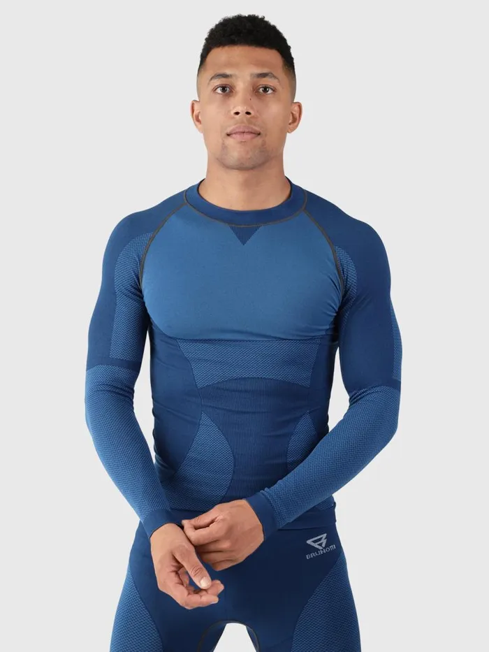 Brunotti Thermal Clothing Men SilvrettaThermal Top Blue